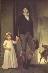  Baron Francois  Gerard Jean-Baptiste Isabey and His Daughter (mk05 china oil painting image